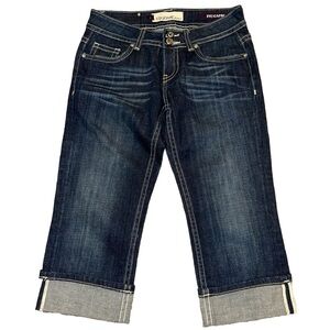 VIGOSS Collections Women's Low Rise Denim Capri Size 1